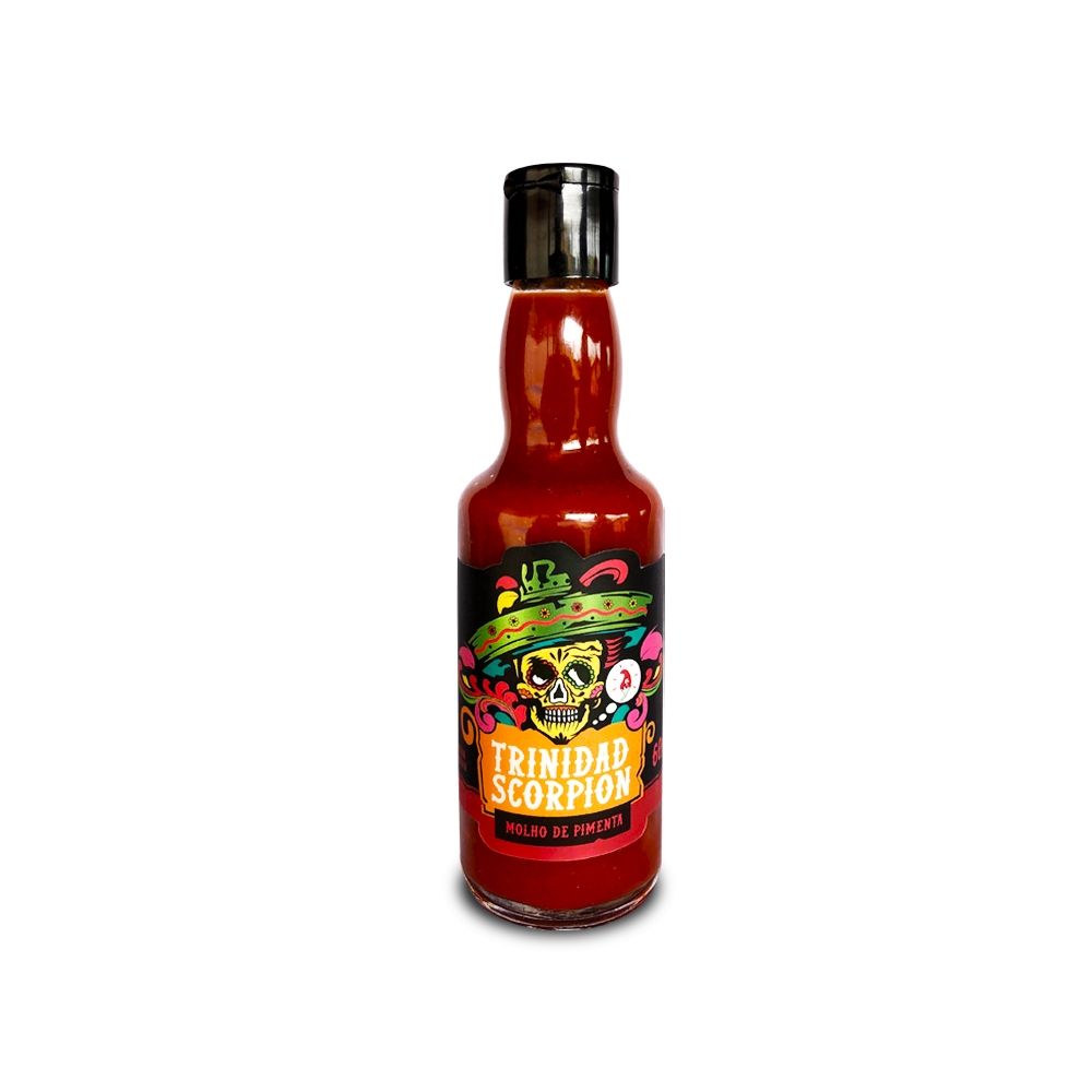 Molho de Pimenta Trinidad Scorpion - 60ml - Caixa com 15 Unidades