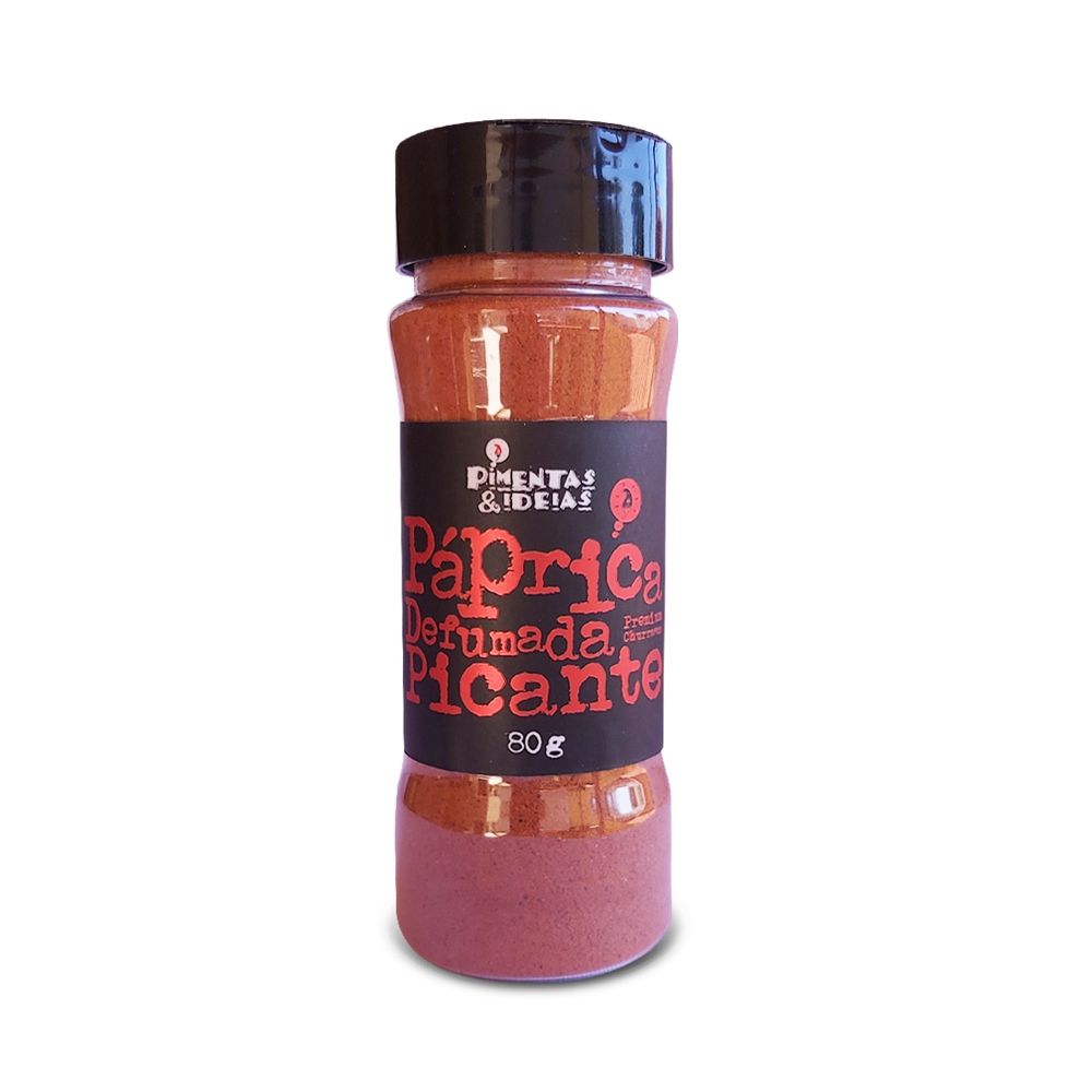 Páprica Defumada Picante 80g - Caixa com 12 Unidades