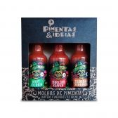Kit Molhos de Pimenta as mais ardidas do mundo - Caixa com 3 Kits